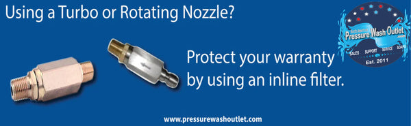 PRESSURE WASH TURBO NOZZLE FILTERS